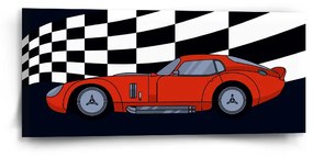 Sablio Obraz Pretekárske auto - 110x50 cm