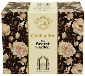 Porcelánový hrnček na nohe English Roses Black 530 ml