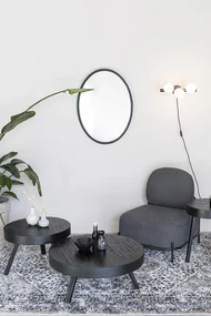 WL-Living Suri okrúhly stôl do obývačky - Drevo, 74 cm
