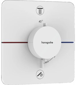 Hansgrohe ShowerSelect Comfort Q - Termostat pod omietku pre 2 spotrebiče, biela matná 15583700