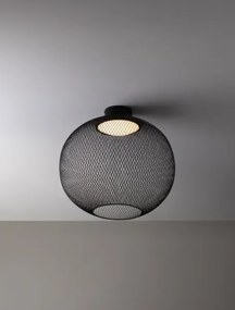 LED čierne moderné stropné svietidlo Kinetic 50