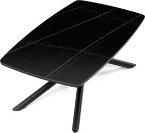 Konferenčný stolík čierny mramor AHG-X7227 BK