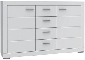 Komoda Snow 2D4S SNWK36 biely mat