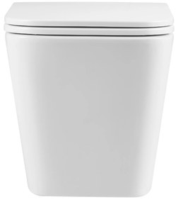 Erga Mery, závesná WC misa Rimless Tornado Flush 490x340x350 mm + toaletné sedadlo s pomalým zatváraním, biela, ERG-MERY-CE-94-001