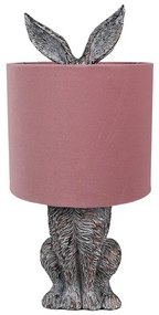 Brown&Pink RABBIT veľkonočné svietidlo