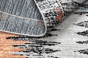 Moderný koberec BELLE BR23A čierno / ružový