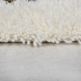 Krémový ručne tkaný vlnený koberec 160x230 cm Moroccan Fes – Flair Rugs