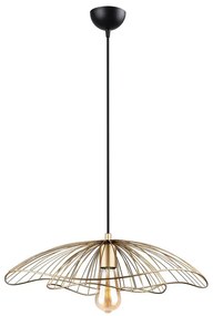 Závesné svietidlo v zlatej farbe Squid Lighting Root, výška 111 cm