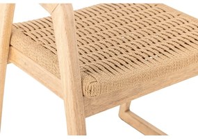 Jedálenská stolička z kaučukového dreva v prírodnej farbe Serrone – Bloomingville