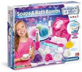 Clementoni Detské laboratórium - Výroba mydiel a kúpeľových bômb