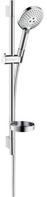 Hansgrohe Raindance Select S, sprchová súprava 120 3jet EcoSmart 9 l/min. so sprchovou tyčou 90 cm a miskou, chrómová, HAN-26633000