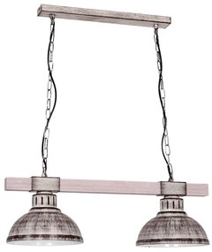 Luster na reťazi Hakone 2xE27/60W/230V svetlá