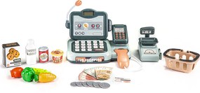 MULTISTORE Detská pokladňa hračka s 24 dielmi – skener, váha, terminál, mikrofón, zvuky