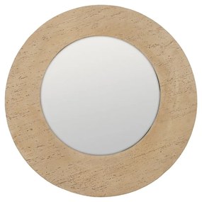 Nástenné zrkadlo s rámom z kameňa 80x80 cm Piedra – Ixia