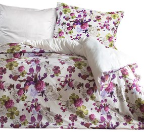 SATÉNOVÉ OBLIEČKY LUXURY PREMIUM KALINA 160X200 CM, 2KS 70X80 CM VZOROVANÉ