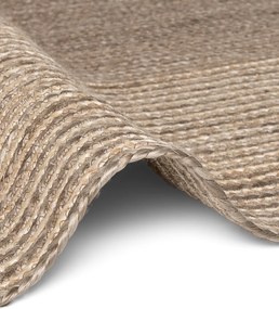 Hanse Home, Kusový koberec Juno 106329 Natural White Brown, 160x230, hnedá, chodba / predsieň