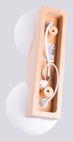 Biele/v prírodnej farbe stropné svietidlo so skleneným tienidlom ø 12 cm Solum – Sollux