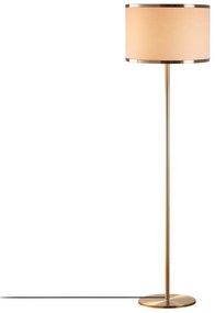Stojací lampa Way vintage zlatá/béžová