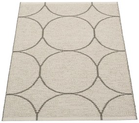 Tmavosivý vnútorný a vonkajší koberec 70x100 cm Boo Charcoal Linen – Pappelina