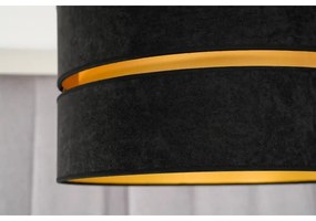 Duolla - Luster na lanku DUO 1xE27/15W/230V pr. 40 cm čierna/zlatá