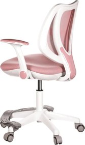 Detská otočná stolička ružová KA-C806 PINK