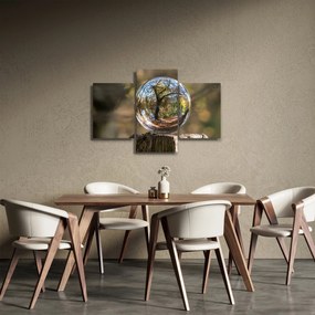 Obraz - Odraz v sklenenej guli (90x60 cm)