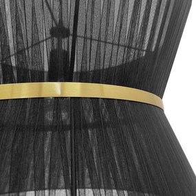 Toolight Toolight, stropné svietidlo 1xE27 APP1503-1CP, čierna-zlatá, OSW-03697