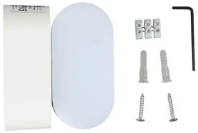 LED Vonkajšia flexibilná nástenné svietidlo LED/5W/230V 3000K IP65 biela