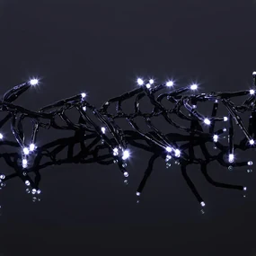Svetelná reťaz vnútorná / vonkajšia studená biela 384 LED