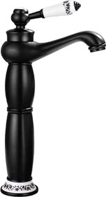 Mexen Draco, vysoká umývadlová batéria, čierna, 745410-70