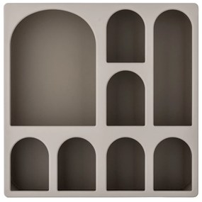 Bloomingville Nástenná polica Graphia Brown