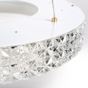 Toolight Toolight, LED závesné osvetlenie 40cm, 24W, 4000K, MS001-CP, ružové zlato, OSW-09610