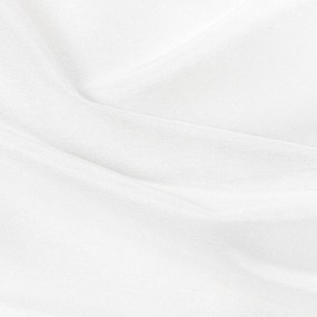 Goldea okrúhly obrus loneta - biely Ø 110 cm