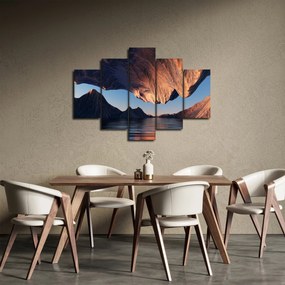 Obraz - 3D útesy (150x105 cm)