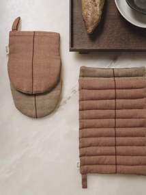 Ferm Living Drevený podnos Bon / Small Smoked Oak