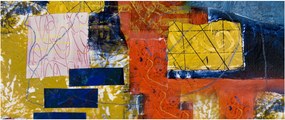 Obraz - Abstrakcia (120x50 cm)