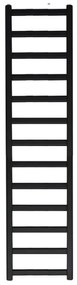 Kúpeľňový radiátor KP Drabinka 160/40 čierny