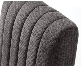 Tmavosivá jedálenská stolička Trout – Unique Furniture