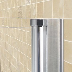 BPS-koupelny Štvorcový sprchovací kút ZES KZ1290B 90x90 chróm/transparent - bez vaničky