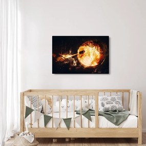 Obraz - Šamanská bubon (90x60 cm)