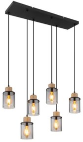 Globo 15707-6H - Luster na lanku REID 6xE27/15W/230V