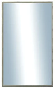 DANTIK - Zrkadlo v rámu, rozmer s rámom 60x100 cm z lišty Y-ka čierna linka (3125)