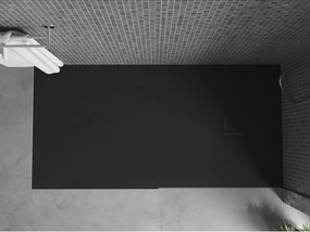 Mexen Bert, SMC obdĺžniková sprchová vanička 160 x 70 cm, čierna, 4K707016