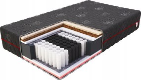 Matrac 90x200 visco kokos latex Fdm Black Max