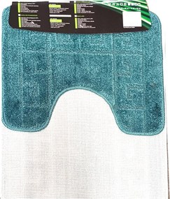 NELA kúpeľňová predložka 2set - Tyrkys