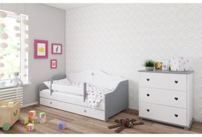 Raj posteli Detská posteľ SRDCE 200x90 cm - PW 200x90 cm