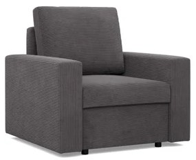 Kreslo NEO Poso tmavosivé