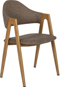 PROXIMA.store - Čalúnená jedálenska stolička RUIZ FARBA: sivá