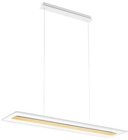 Linea Light 8939 - LED Luster na lanku ANTILE LED/45W/230V CRI 90 biela/zlatá