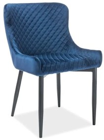 Jedálenská stolička  COLIN B VELVET Farba: Granátová